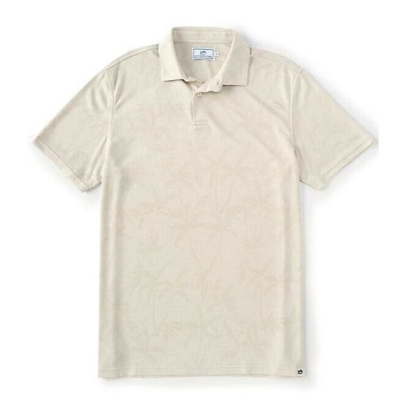 Southern Tide Other - Southern Tide Men Performance Verano Palm Polo Classic White Size Small $89.50